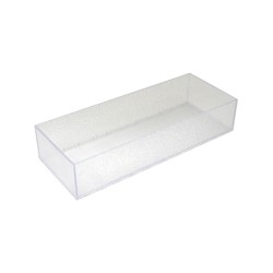 Stationery Tray Delco Clear 70x180x38mm